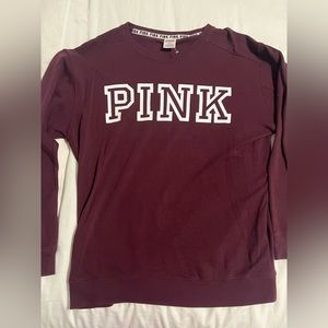 Maroon sweatshirt from Pink